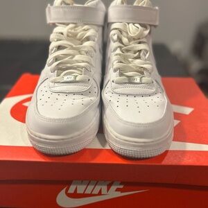 Nike White High-Top Sneakers